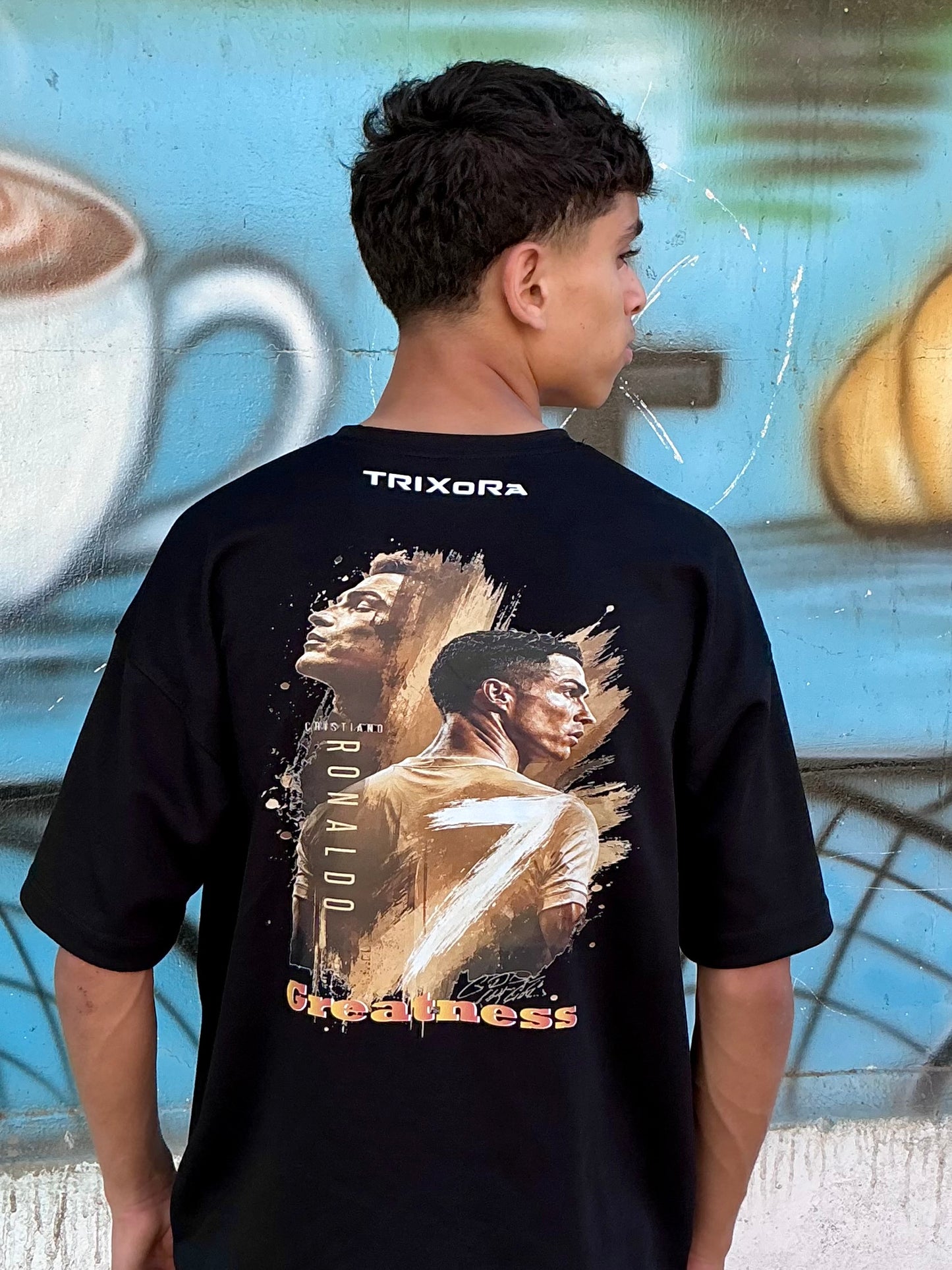 TRIXoRa Ronaldo Greatness Oversized T-Shirt