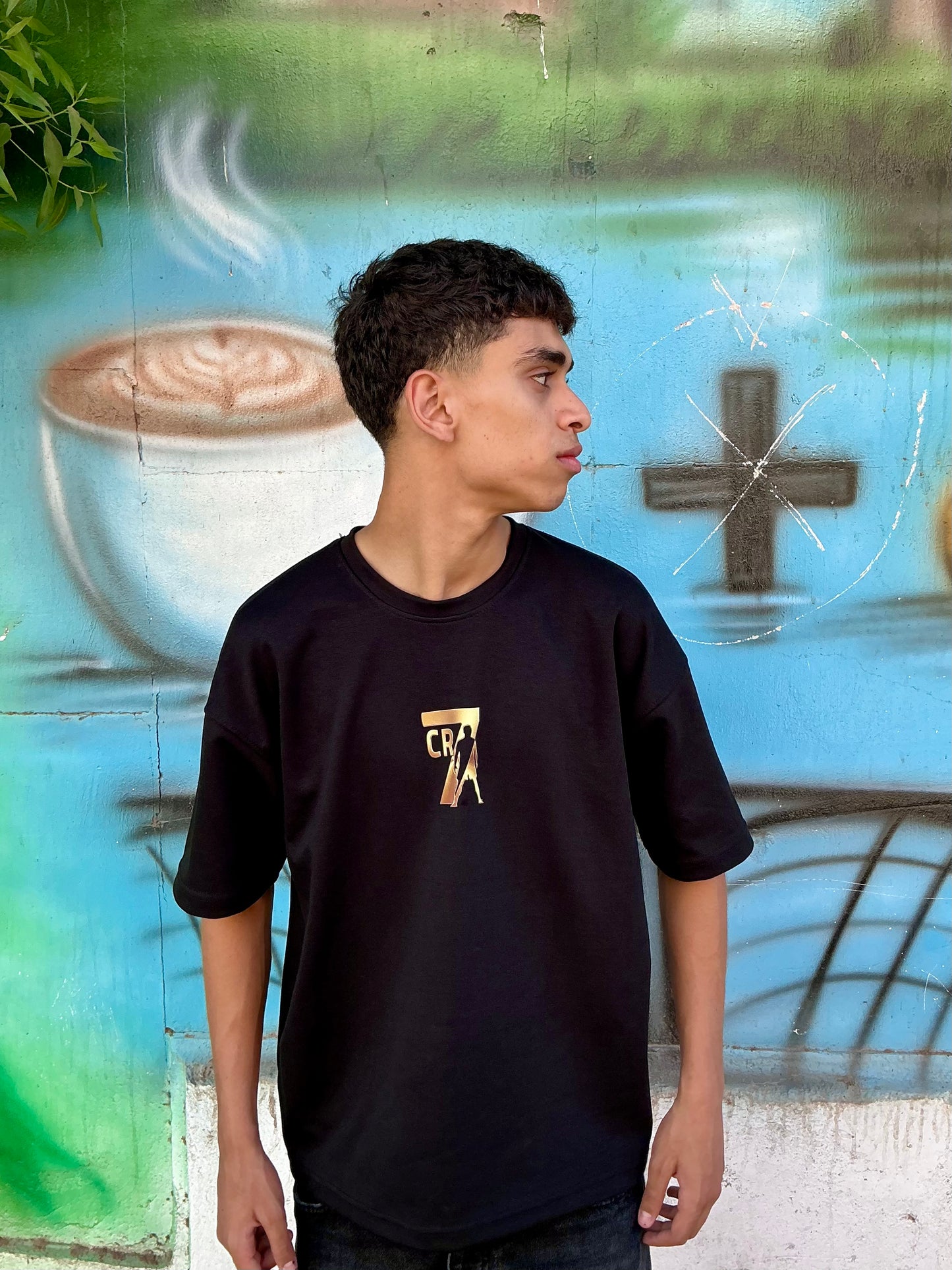 TRIXoRa Ronaldo Greatness Oversized T-Shirt